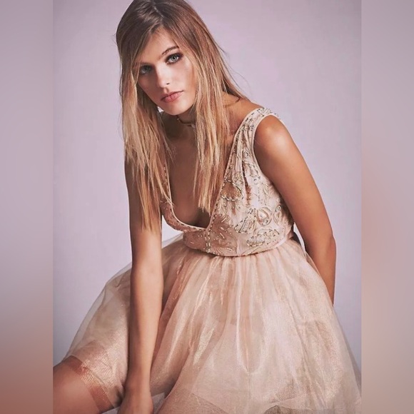 NWT FREE PEOPLE Deja Vu PARTY Mini DRESS HoCo HOMECOMING Hard To Find SOLD OUT - Picture 5 of 9